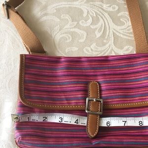 🎁 Striped Fossil Vinyl Leather Crossbody Purse